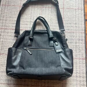 TUMI Black and Gray Men's Briefcase